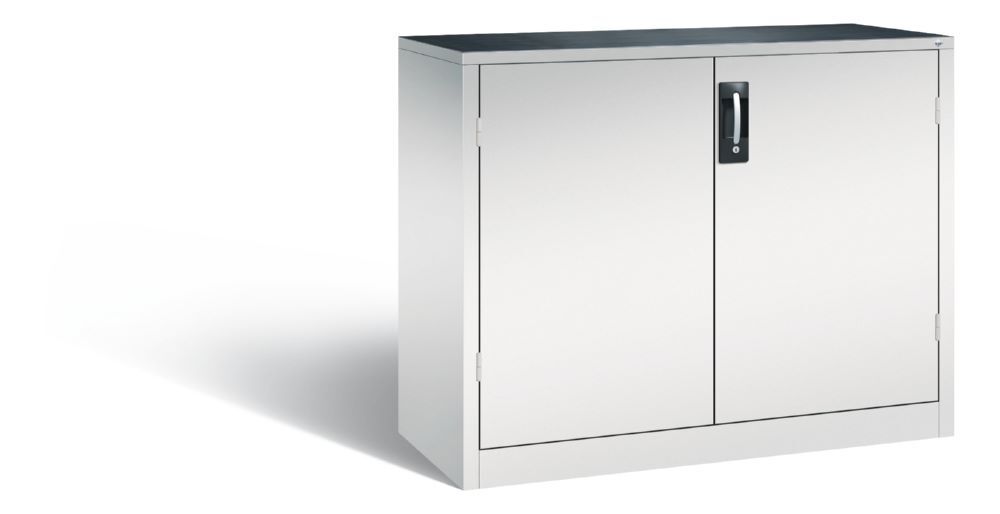 C+P Werkstattschrank mit Schubladen und Flügeltüren lichtgrau 1200 x 500 x 1000 mm Produktbild C+P Werkstattschrank mit Schubladen und Flügeltüren lichtgrau 1200 x 500 x 1000 mm