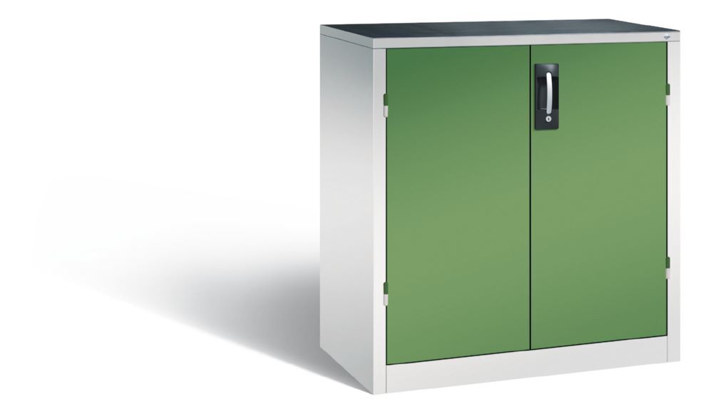 C+P Werkstattschrank mit Schubladenblock resedagrün 930 x 500 x 1000 mm Produktbild C+P Werkstattschrank mit Schubladenblock resedagrün 930 x 500 x 1000 mm