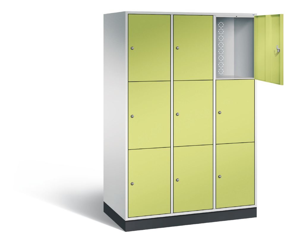 C+P XL Schließfachschrank Intro 1950 x 1220 x 590 mm 3 Abteile mit 3 Fächern Produktbild C+P XL Schließfachschrank Intro 1950 x 1220 x 590 mm 3 Abteile mit 3 Fächern bild 2