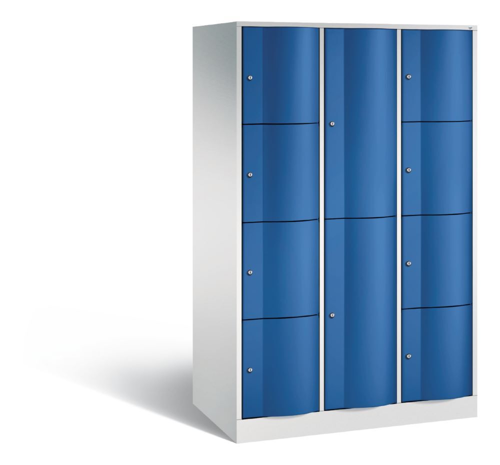 C+P XL Schließfachschrank Resisto 3 Abteile H 1950 x B 1148 x T 640 mm Produktbild C+P XL Schließfachschrank Resisto 3 Abteile H 1950 x B 1148 x T 640 mm