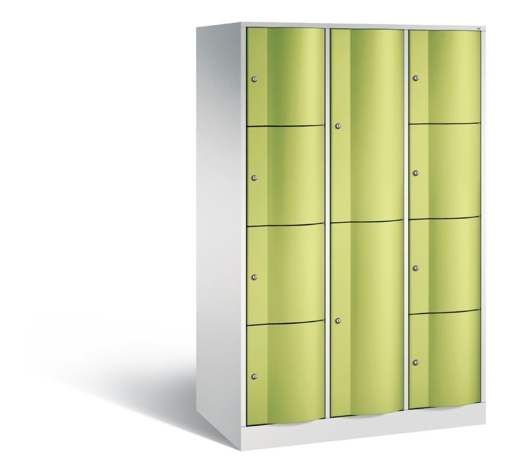 C+P XL Schließfachschrank Resisto 3 Abteile H 1950 x B 1148 x T 640 mm Produktbild C+P XL Schließfachschrank Resisto 3 Abteile H 1950 x B 1148 x T 640 mm