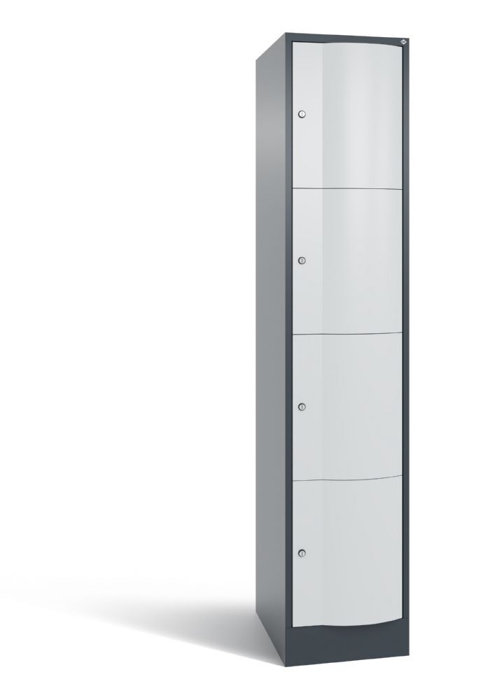 C+P Schließfachschrank XL Resisto 4 Fächer in 1 Abteil 396 x 640 x 190 mm Produktbild C+P Schließfachschrank XL Resisto 4 Fächer in 1 Abteil 396 x 640 x 190 mm