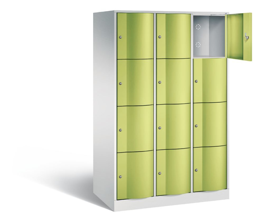 C+P XL Stahl Schließfachschrank Resisto 12 Fächer 1950 x 1148 x 640 mm Produktbild C+P XL Stahl Schließfachschrank Resisto 12 Fächer 1950 x 1148 x 640 mm bild 2