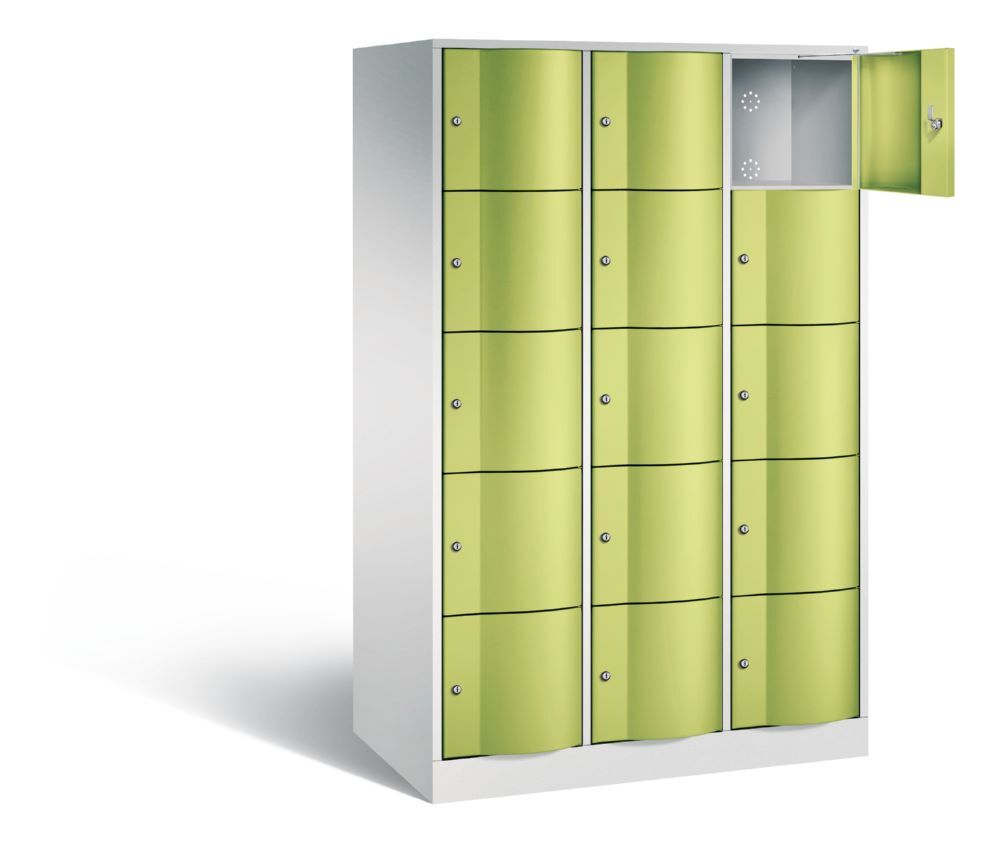 C+P XL Stahl Schließfachschrank Resisto 15 Fächer 1950 x 1148 x 640 mm Produktbild C+P XL Stahl Schließfachschrank Resisto 15 Fächer 1950 x 1148 x 640 mm bild 2