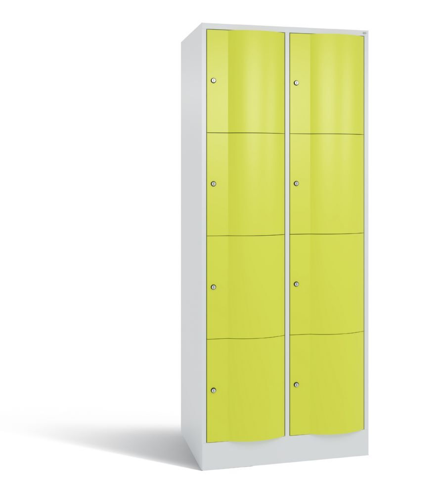 C+P XL Schließfachschrank Resisto 1950 x 772 x 640 mm lichtgrau viridingrün Produktbild C+P XL Schließfachschrank Resisto 1950 x 772 x 640 mm lichtgrau viridingrün