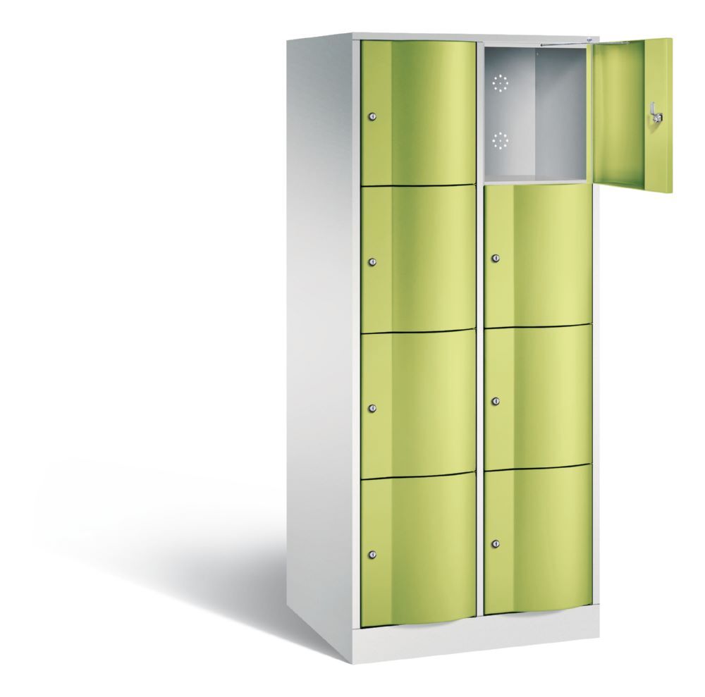 C+P XL Schließfachschrank Resisto 1950 x 772 x 640 mm lichtgrau viridingrün Produktbild C+P XL Schließfachschrank Resisto 1950 x 772 x 640 mm lichtgrau viridingrün bild 2