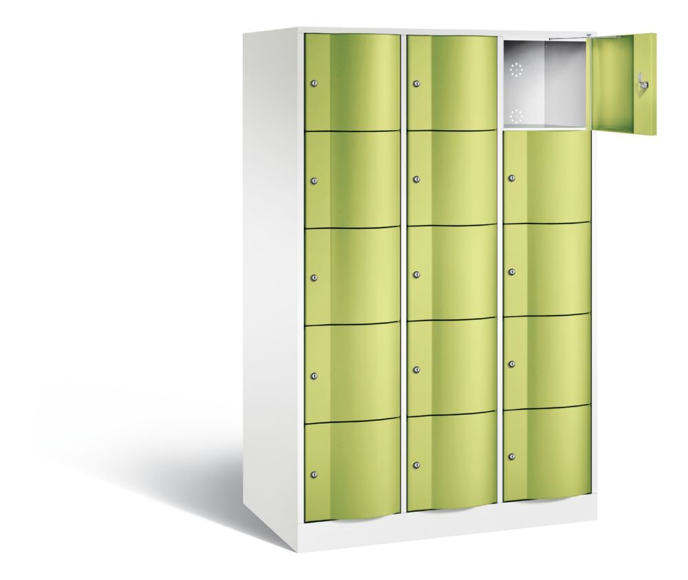 C+P XL Schließfachschrank Resisto 15 Fächer 1950 x 1148 x 640 mm weiß viridingrü
Ei Produktbild C+P XL Schließfachschrank Resisto 15 Fächer 1950 x 1148 x 640 mm weiß viridingrü
Ei bild 2