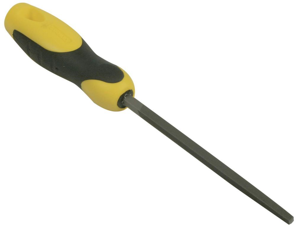 Stanley Vierkantfeile, m. Heft, Hieb 2, 150mm Produktbild Stanley Vierkantfeile, m. Heft, Hieb 2, 150mm