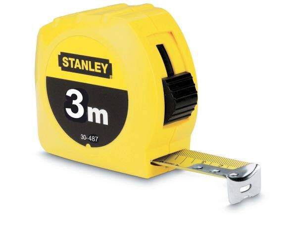 Stanley Bandmass Stanley 3m/12,7mm Produktbild Stanley Bandmass Stanley 3m/12,7mm