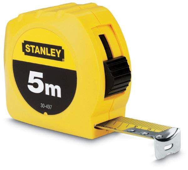 Stanley Bandmass Stanley 5m/19mm M/E Produktbild Stanley Bandmass Stanley 5m/19mm M/E