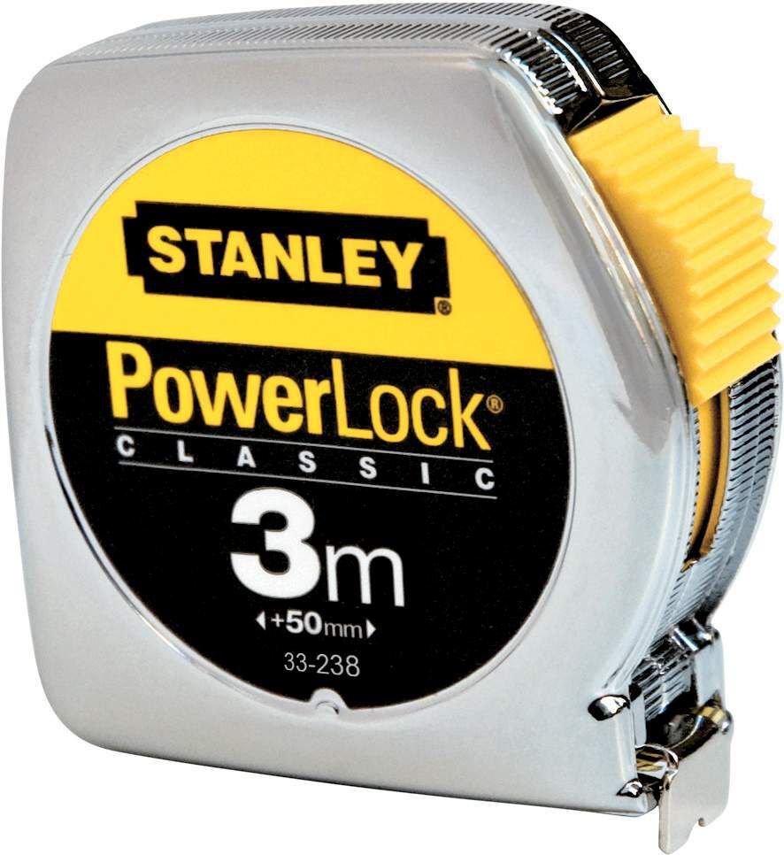Stanley Bandmass Powerlock Metall 3m/12,7mm Produktbild Stanley Bandmass Powerlock Metall 3m/12,7mm