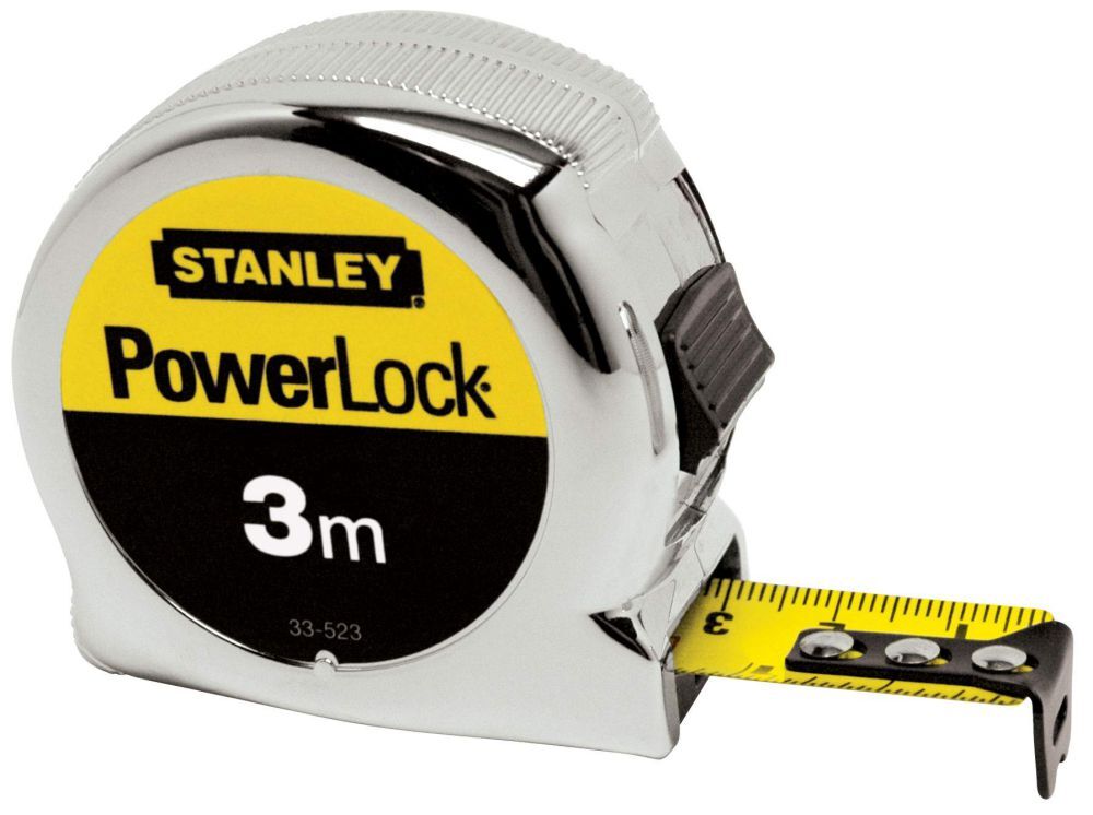 Stanley Bandmass Micro Powerlock 3m/19mm Produktbild Stanley Bandmass Micro Powerlock 3m/19mm