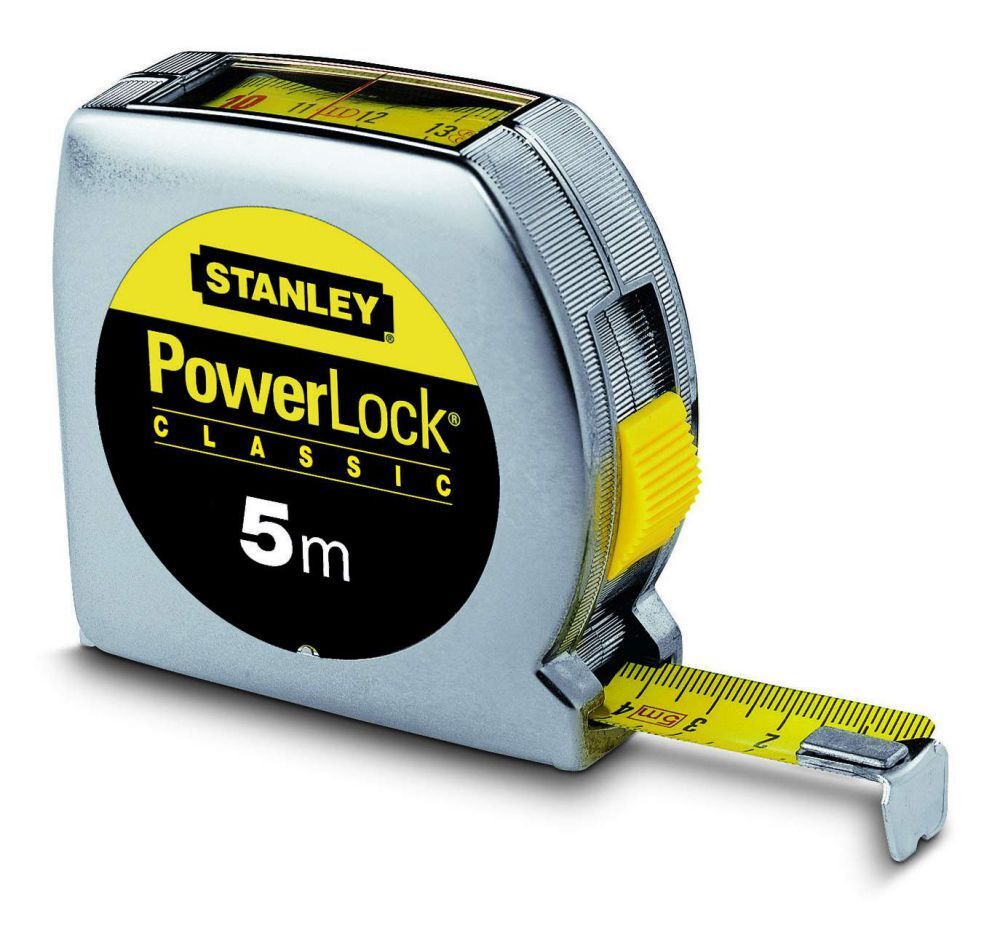 Stanley Bandmass Powerlock Mylar PVC 5 x 19 mm Sichtfenster Produktbild Stanley Bandmass Powerlock Mylar PVC 5 x 19 mm Sichtfenster