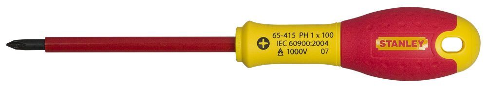 Stanley FATMAX Schraubendreher FatMax isol. PH1 100mm Produktbild Stanley FATMAX Schraubendreher FatMax isol. PH1 100mm