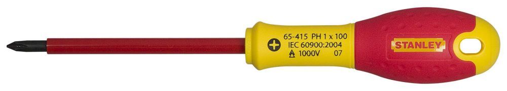 Stanley FATMAX Schraubendreher FatMax isoliert PZ0 75mm Produktbild Stanley FATMAX Schraubendreher FatMax isoliert PZ0 75mm