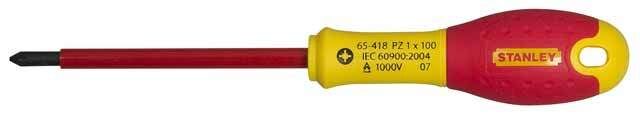Stanley FATMAX Schraubendreher FatMax isol. PZ2 125mm Produktbild Stanley FATMAX Schraubendreher FatMax isol. PZ2 125mm