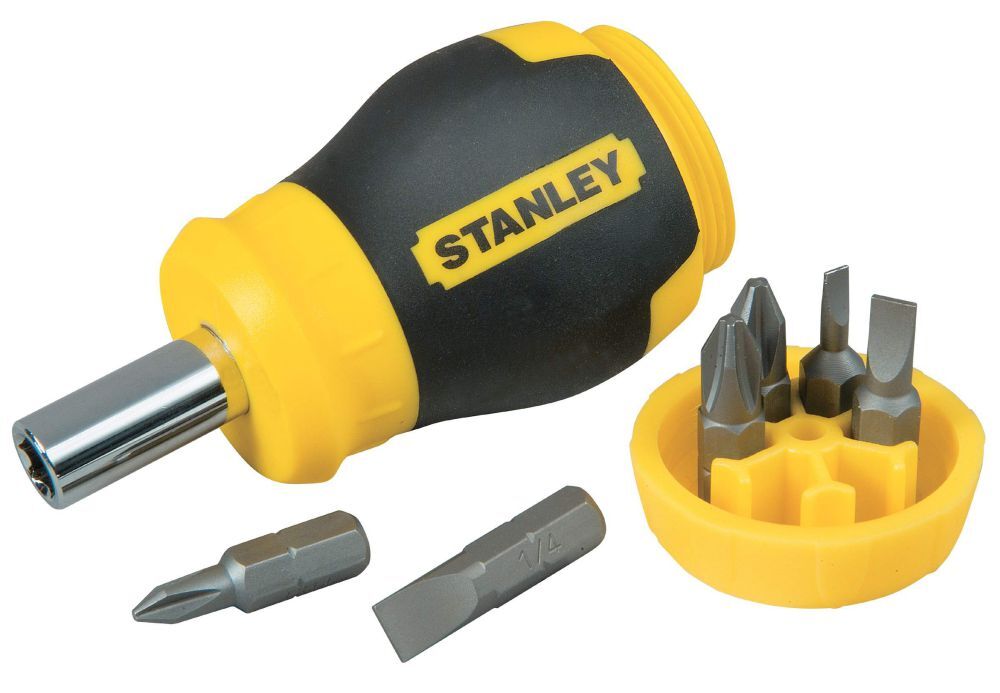Stanley Bitschraubendreher m. 6 Bits Schl./PH Produktbild Stanley Bitschraubendreher m. 6 Bits Schl./PH