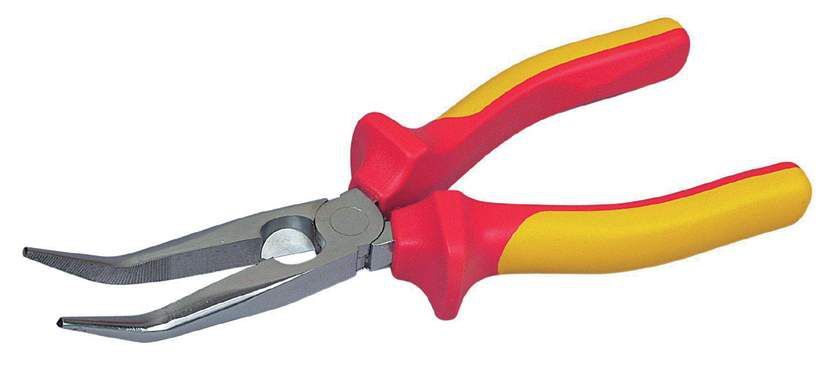Stanley Telefonzange MaxSteel VDE gebogen, 200mm Produktbild Stanley Telefonzange MaxSteel VDE gebogen, 200mm