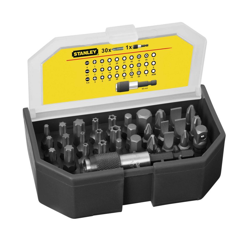 Stanley Bit-Satz 31-tlg.m. Bithalter Produktbild Stanley Bit-Satz 31-tlg.m. Bithalter