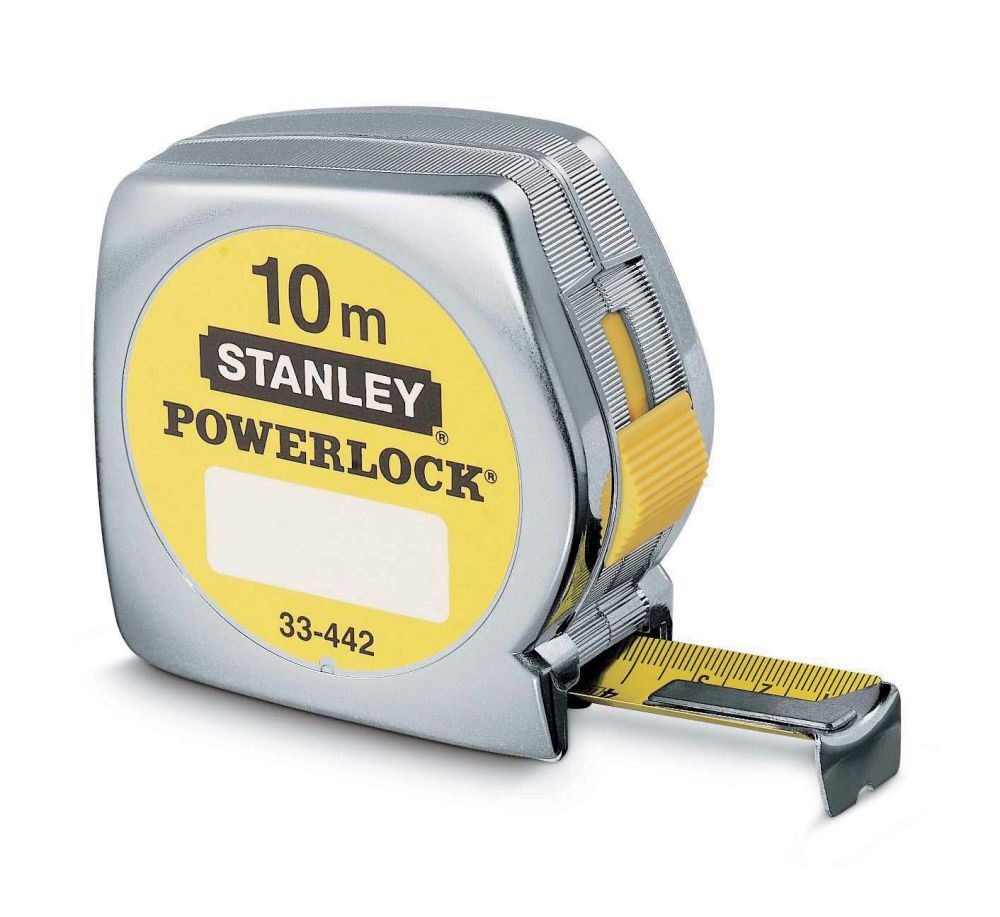 Stanley Bandmass Powerlock Kunststoff 10m/25mm Produktbild Stanley Bandmass Powerlock Kunststoff 10m/25mm
