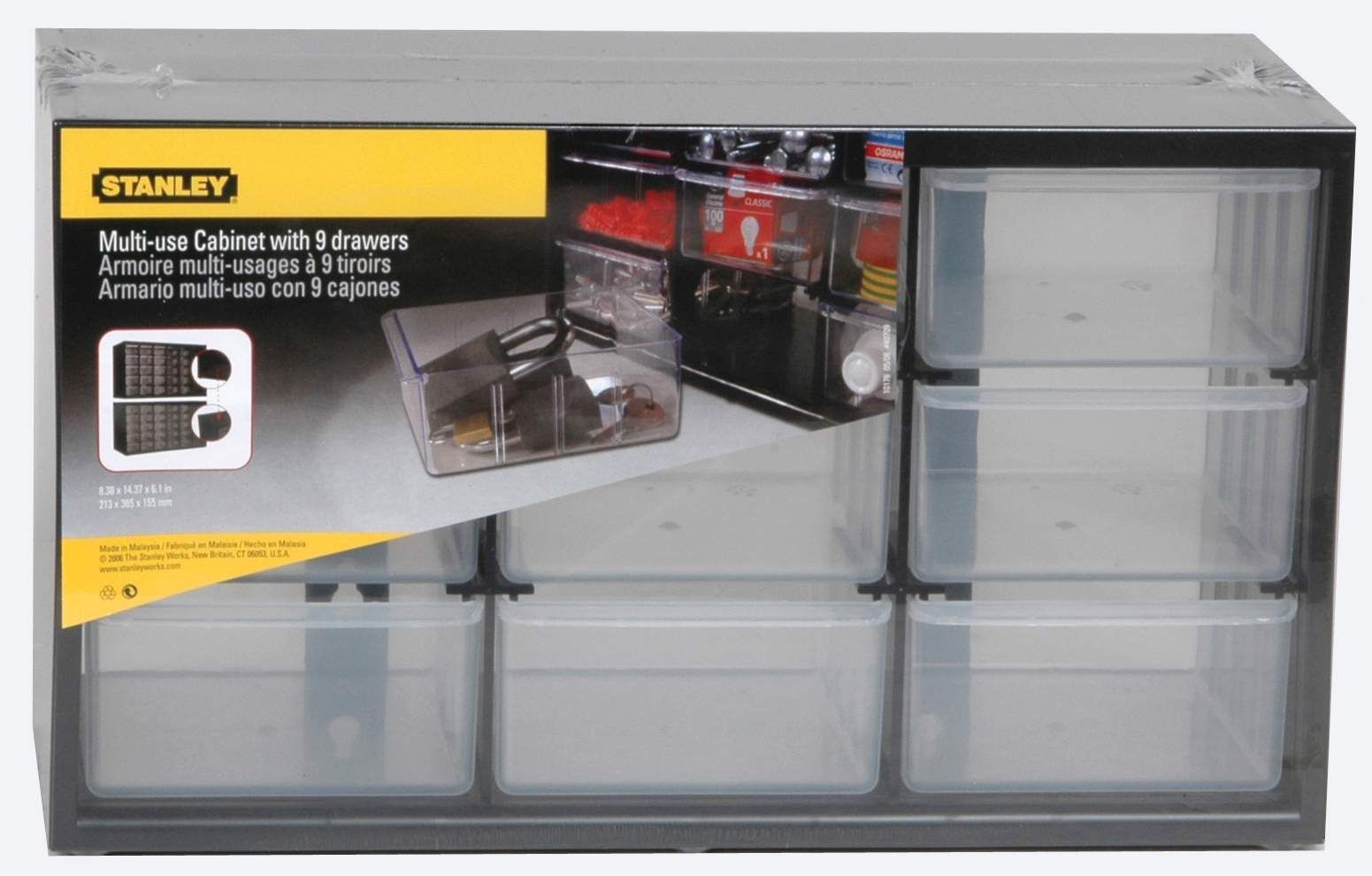 Stanley Kleinteilemagazin m. 9 Schubfaechern Produktbild Stanley Kleinteilemagazin m. 9 Schubfaechern