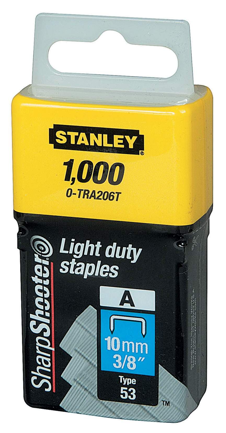 Stanley Klammern Typ A 10mm 1000 St. Produktbild Stanley Klammern Typ A 10mm 1000 St.