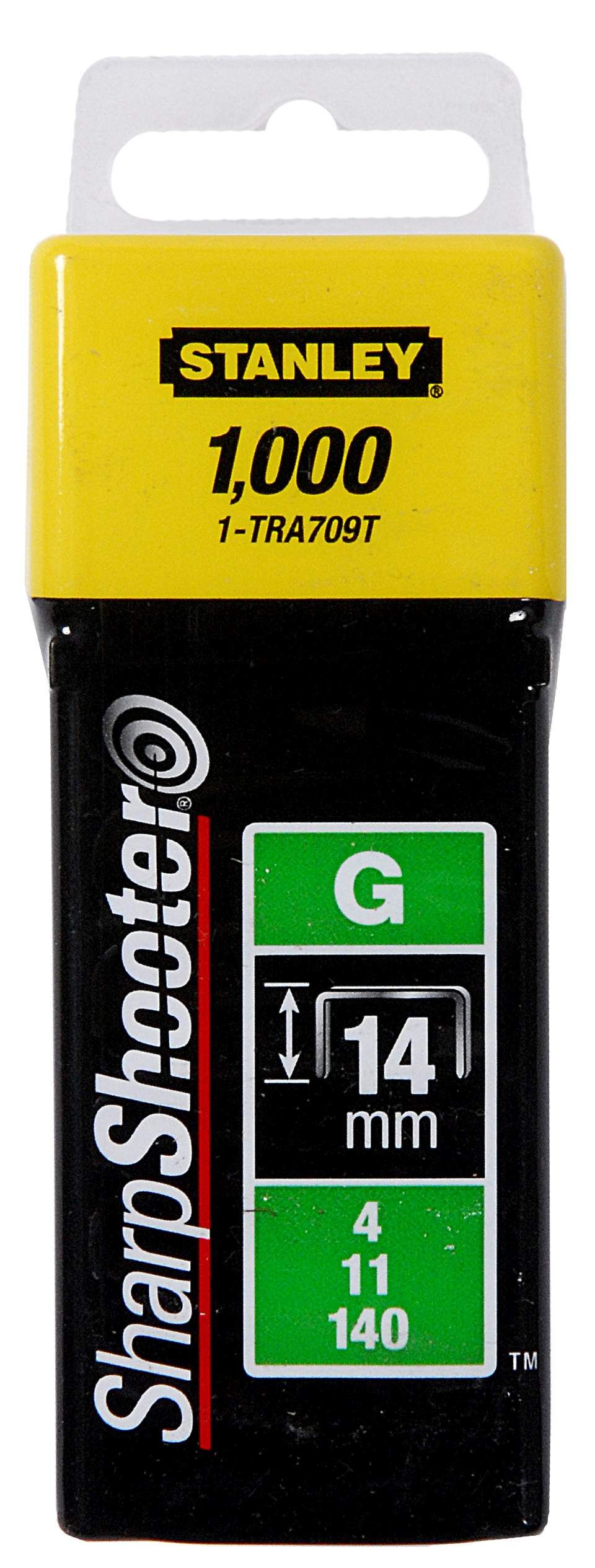 Stanley Klammern Typ G 14mm 1000 St. Produktbild Stanley Klammern Typ G 14mm 1000 St.