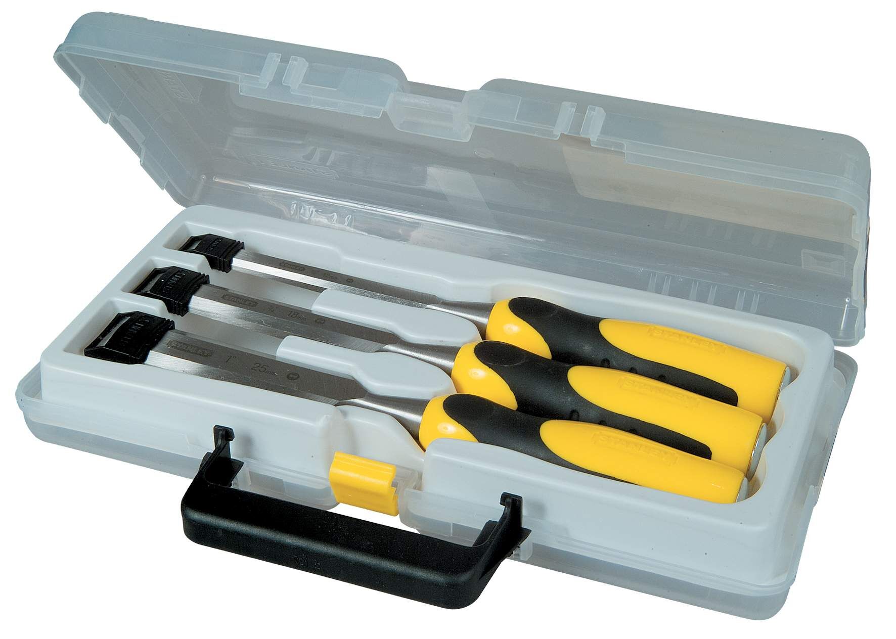 Stanley Stechbeitel-Satz, Dynagrip 3-tlg.12-15mm Produktbild Stanley Stechbeitel-Satz, Dynagrip 3-tlg.12-15mm