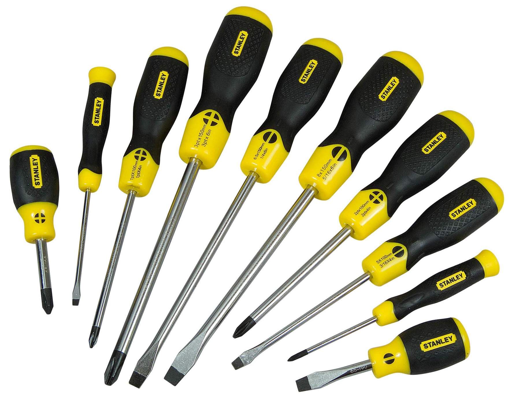 Stanley Schraubendreher-Set CushionGrip, PH Produktbild Stanley Schraubendreher-Set CushionGrip, PH