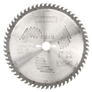 DeWALT Kreissägeblatt für stationäre Sägen 305/30mm 60HZ Produktbild DeWALT Kreissägeblatt für stationäre Sägen 305/30mm 60HZ