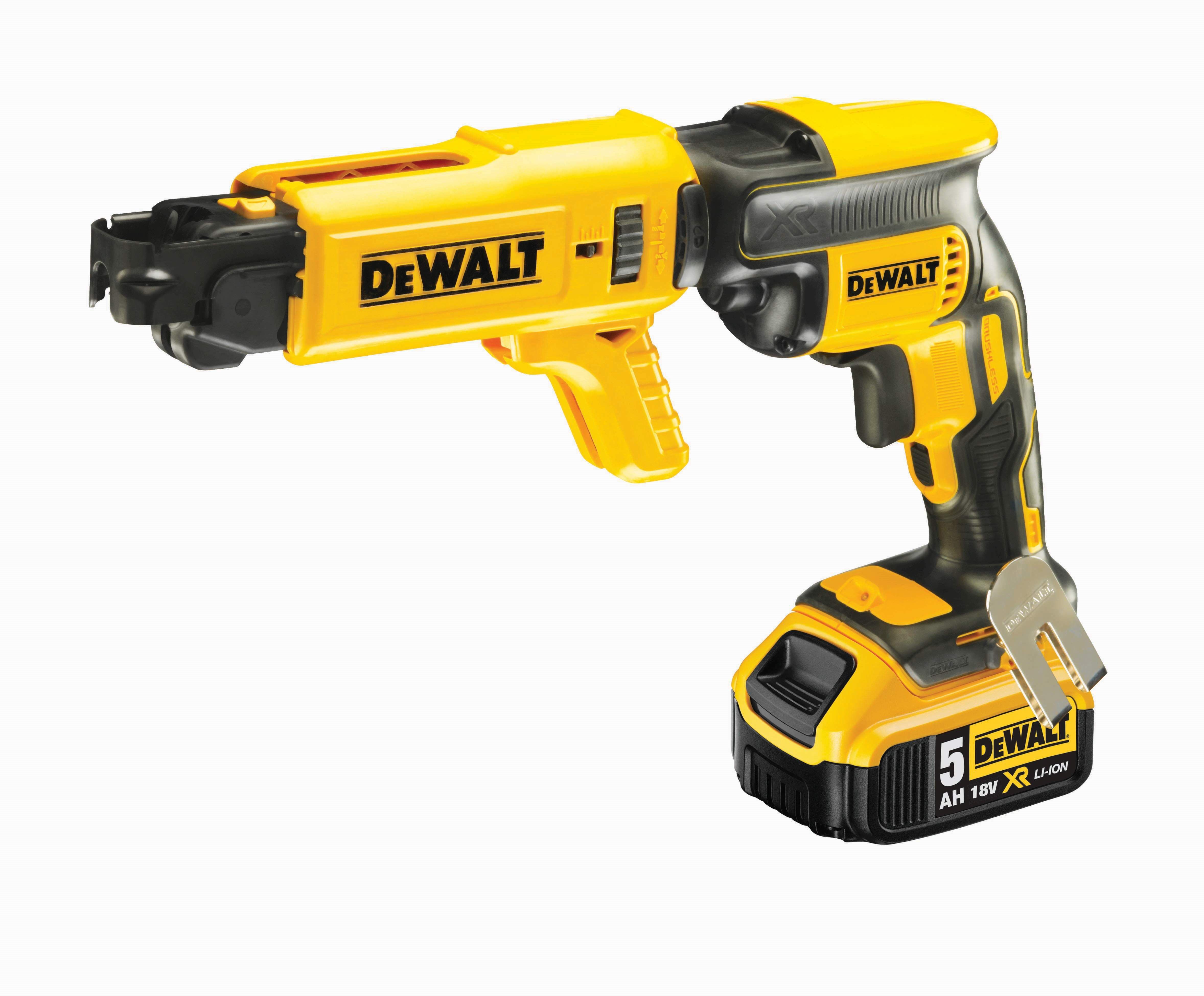 DeWALT Akku-Schnellbauschrauber Set 18 V / 5 Ah Produktbild DeWALT Akku-Schnellbauschrauber Set 18 V / 5 Ah