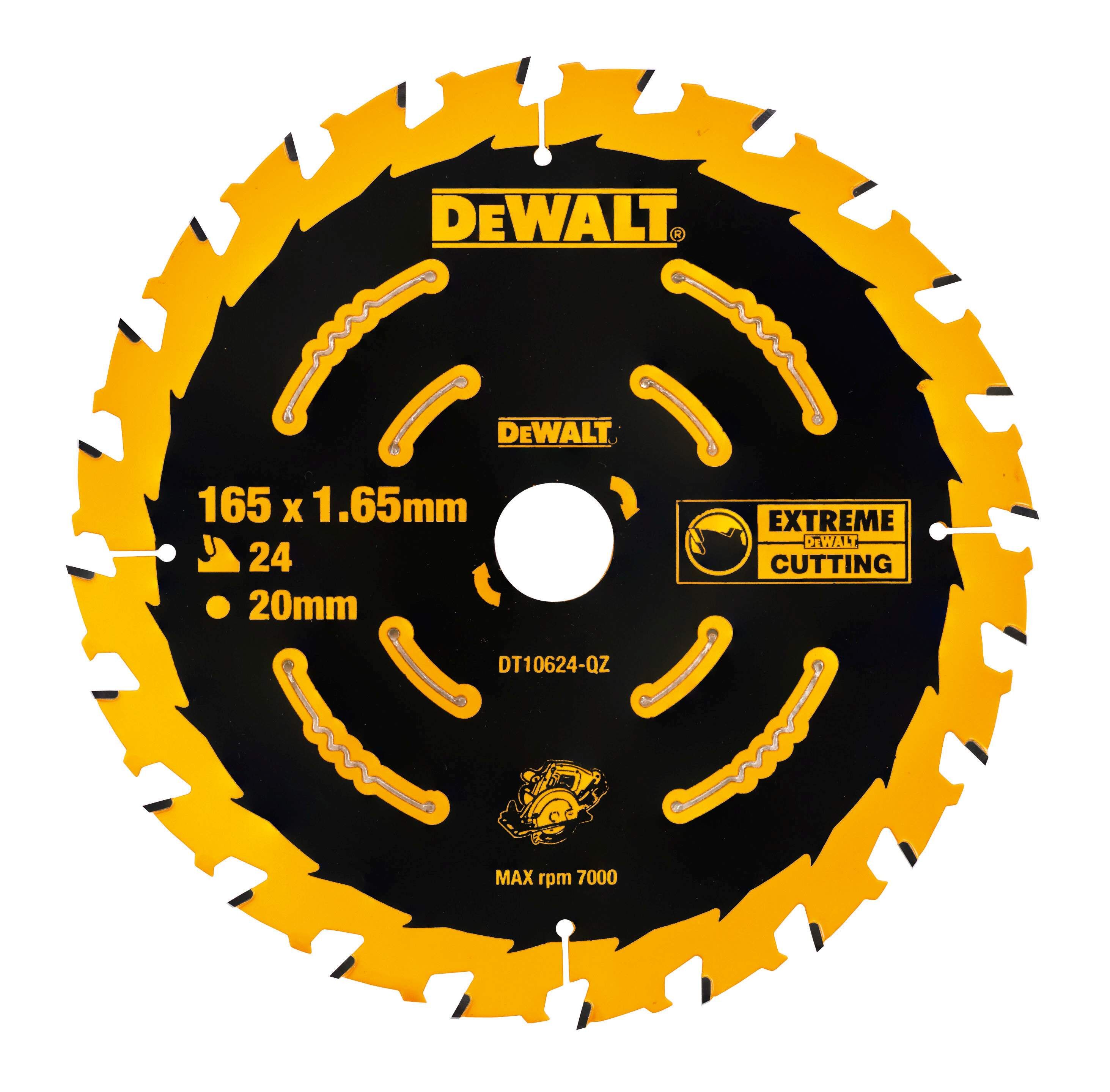 DeWALT Kreissägeblatt 165/20mm 40WZ für feine Schnitte Produktbild DeWALT Kreissägeblatt 165/20mm 40WZ für feine Schnitte