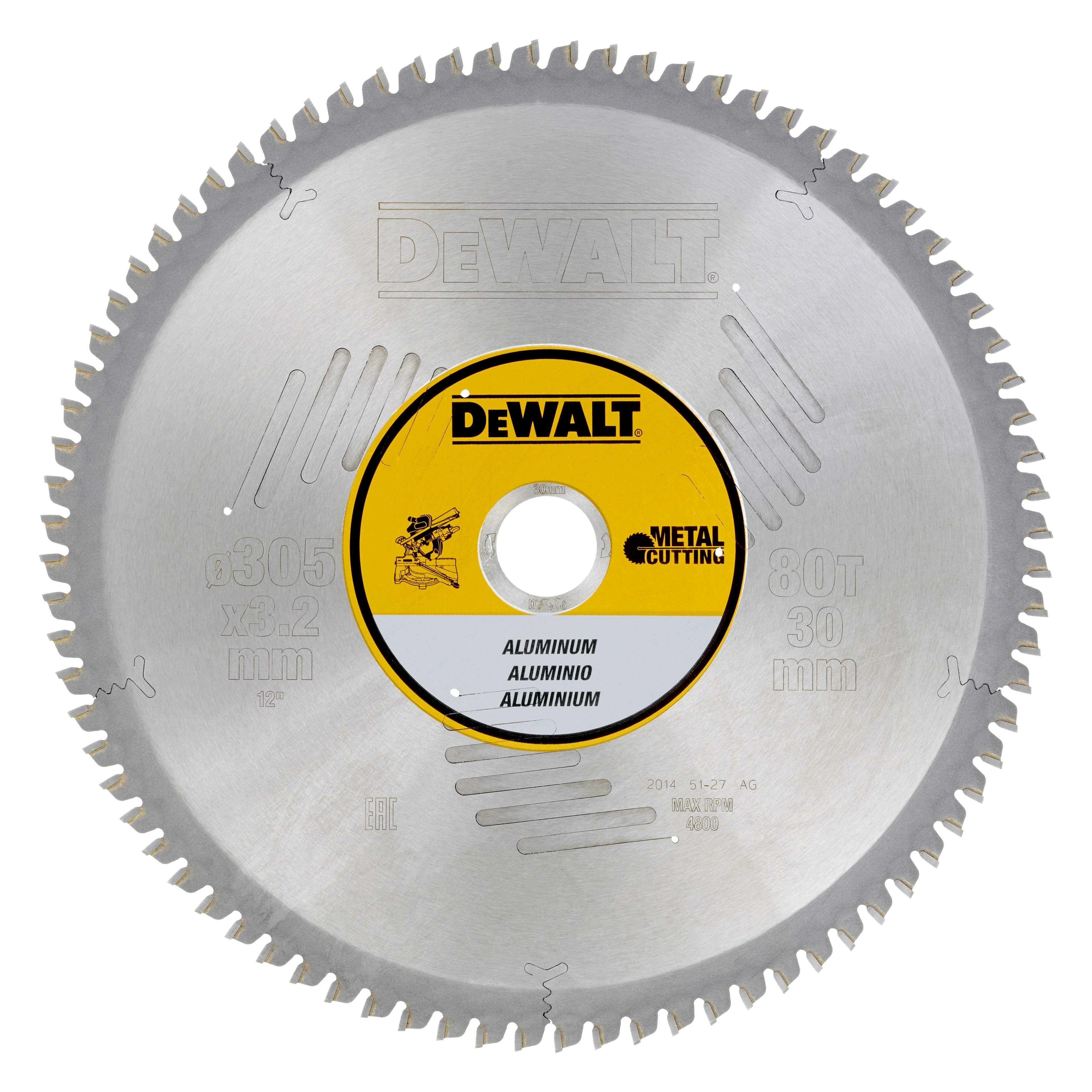 DeWALT Kreissägeblatt für stationäre Maschinen 305/30mm 80TFZ Produktbild DeWALT Kreissägeblatt für stationäre Maschinen 305/30mm 80TFZ
