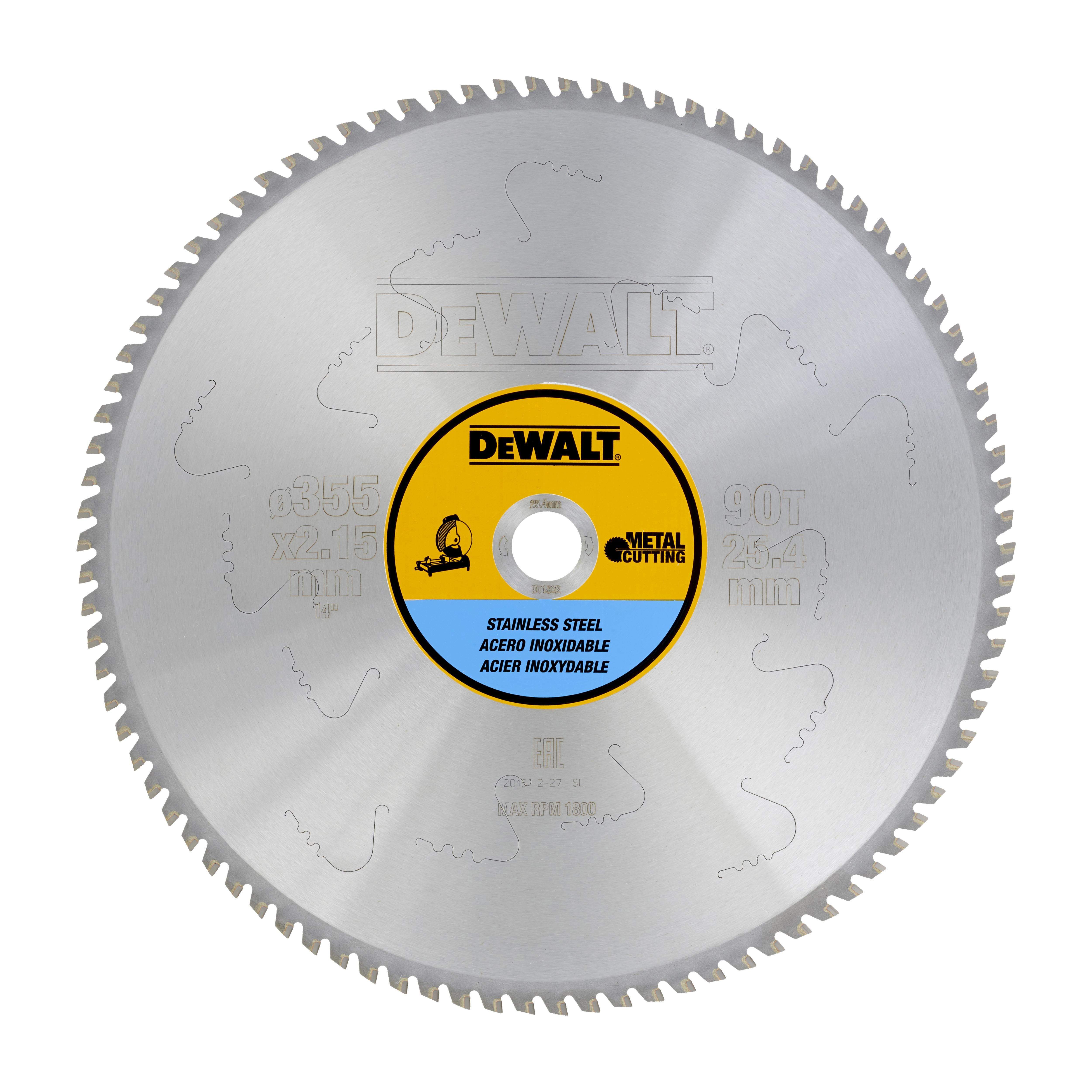 DeWALT Kreissägeblatt für statinäre Sägen 355/25,4mm 90TFZ Produktbild DeWALT Kreissägeblatt für statinäre Sägen 355/25,4mm 90TFZ