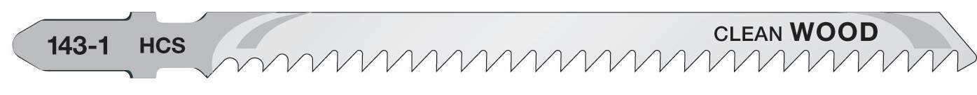 DeWALT Stichsägeblatt max. Schnitttiefe 65mm HCS Holz  5Stk Produktbild DeWALT Stichsägeblatt max. Schnitttiefe 65mm HCS Holz  5Stk