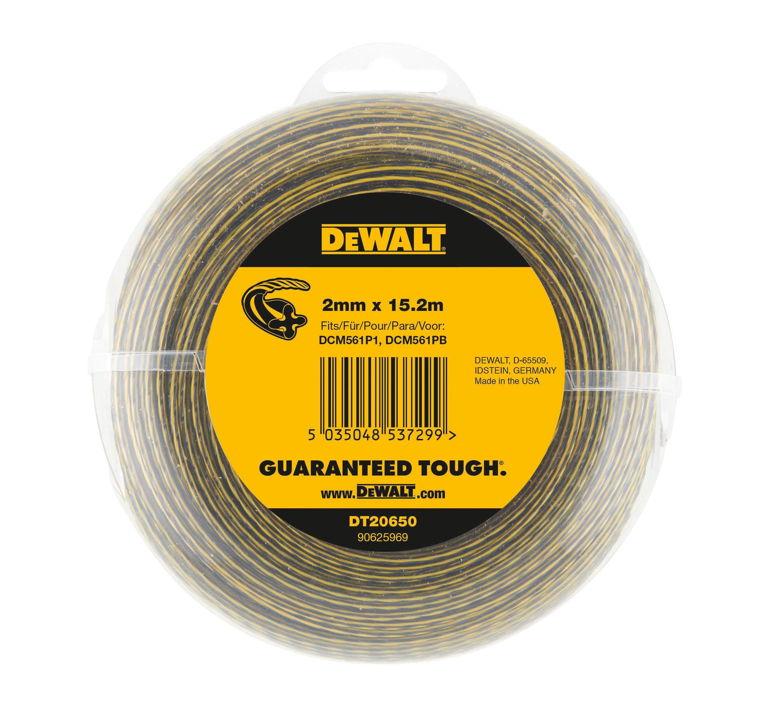 DeWALT Trimmer-Faden 15,2m / 2,0 mm DeWALT Trimmer-Faden 15,2m / 2,0 mm