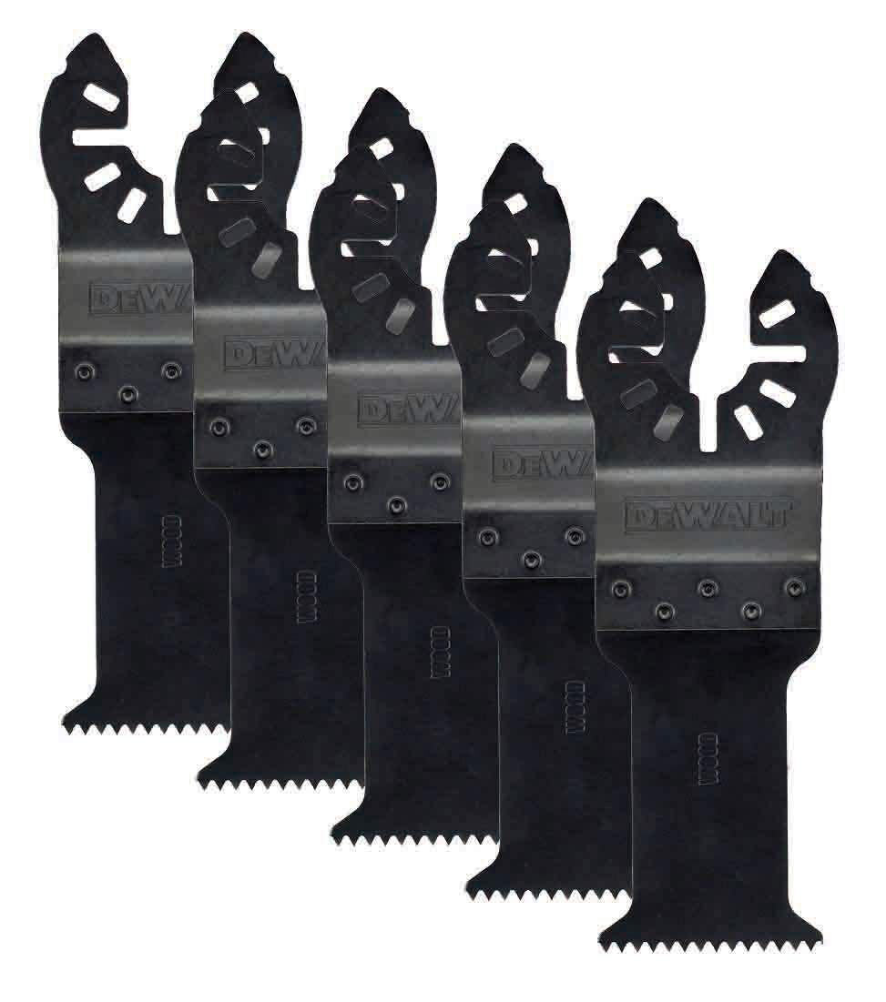 DeWALT Multi-Tool Saegeblatt 43x30mm Pack mit 5 Stück Produktbild DeWALT Multi-Tool Saegeblatt 43x30mm Pack mit 5 Stück