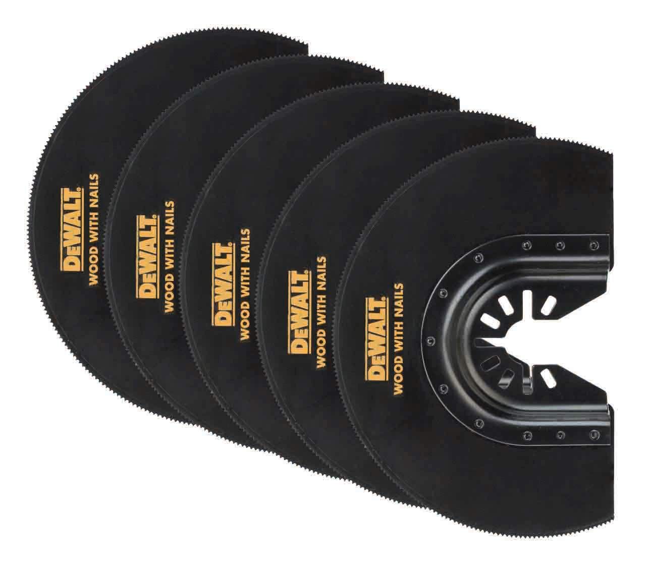DeWALT Multi-Tool Saegeblatt Segment gekröpft 100mm 5 Stück Produktbild DeWALT Multi-Tool Saegeblatt Segment gekröpft 100mm 5 Stück
