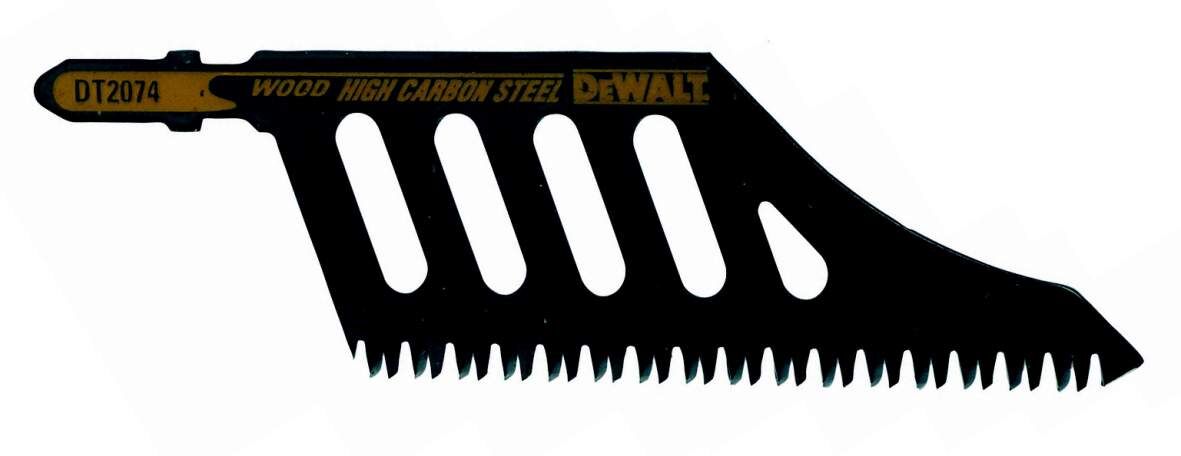 DeWALT HCS - Kohlenstahl Holzstichsägeblatt bis 65mm Produktbild DeWALT HCS - Kohlenstahl Holzstichsägeblatt bis 65mm