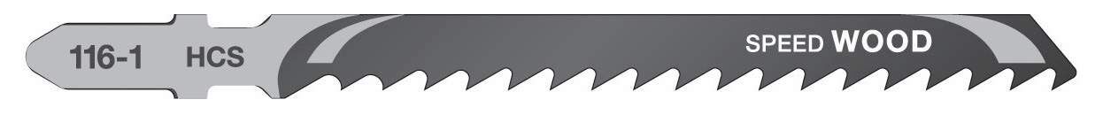 DeWALT Stichsägeblatt ZT 4mm HCS Holz bis 60mm 5 Stück Produktbild DeWALT Stichsägeblatt ZT 4mm HCS Holz bis 60mm 5 Stück