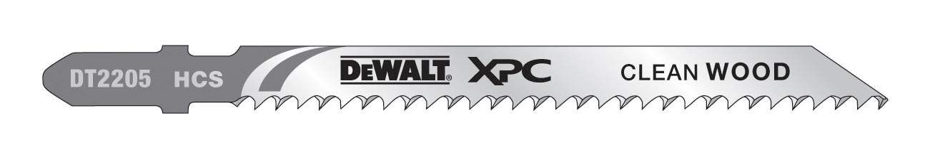 DeWALT Stichsägeblatt 100-70-2.5mm HCS Holz bis 30mm 5 Stück Produktbild DeWALT Stichsägeblatt 100-70-2.5mm HCS Holz bis 30mm 5 Stück