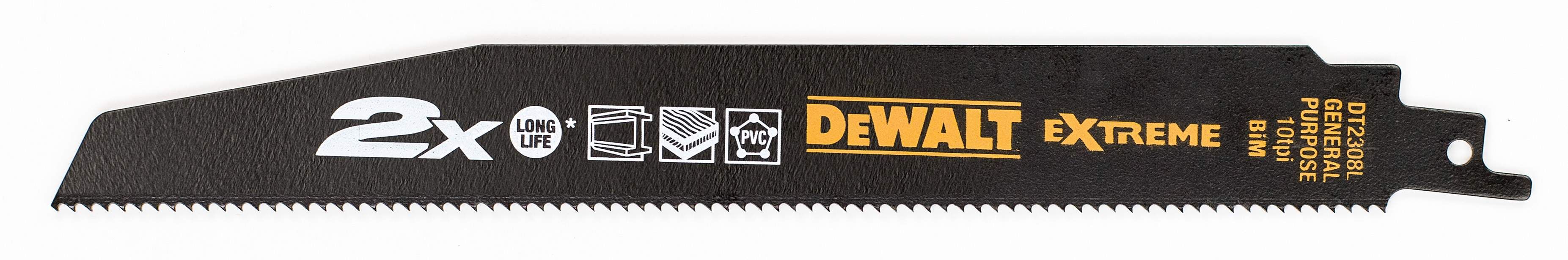 DeWALT Saebelsaegeblatt BIM Multi 228mm 5Stk Produktbild DeWALT Saebelsaegeblatt BIM Multi 228mm 5Stk