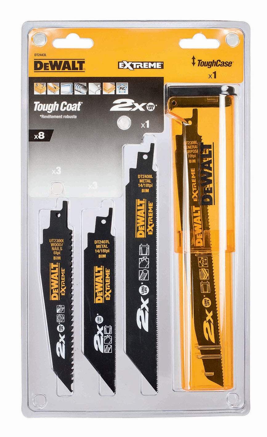 DeWALT Saebelsaegeblatt-Set 8-tlg. Produktbild DeWALT Saebelsaegeblatt-Set 8-tlg.