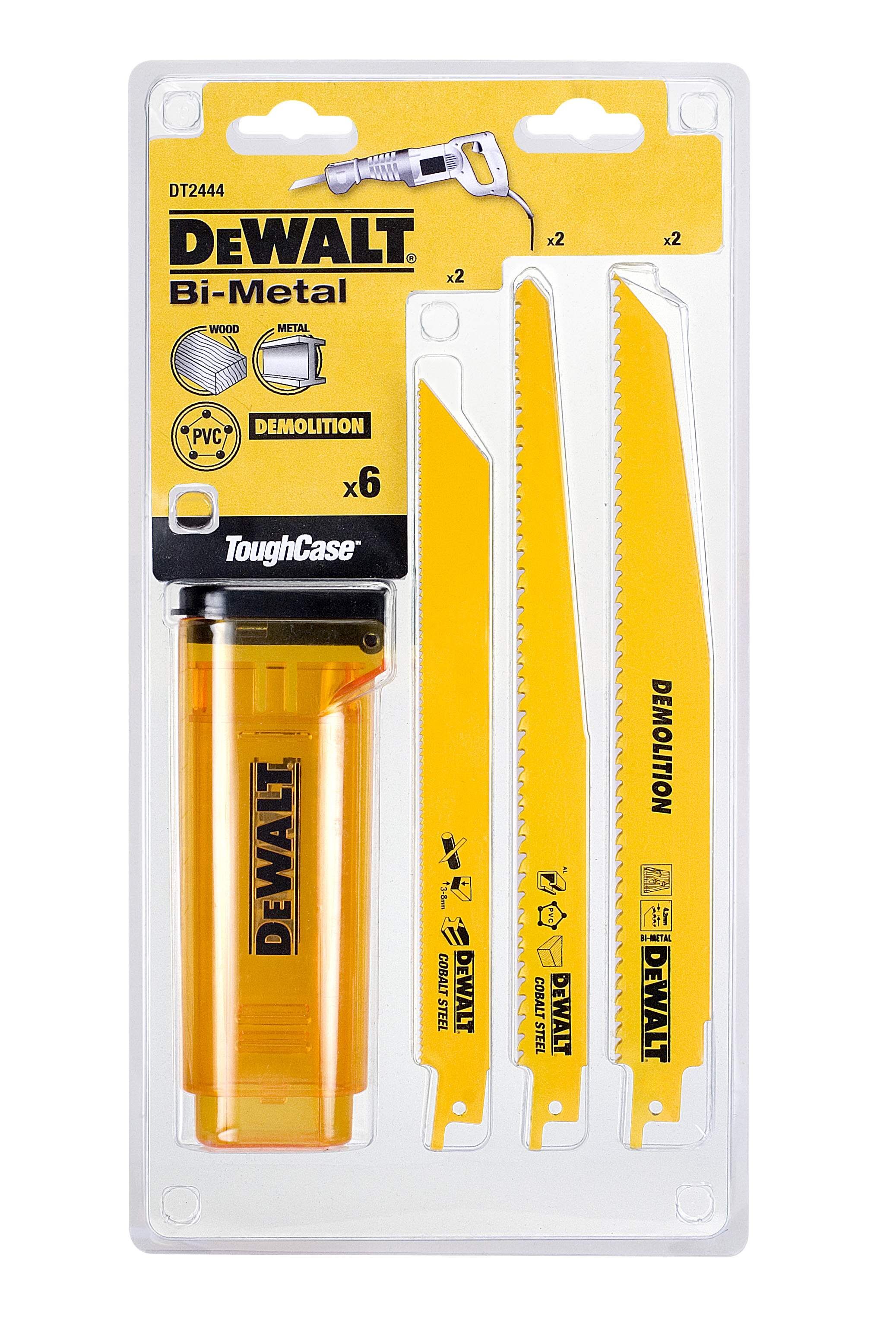 DeWALT Säbelsaegeblatt Set 6 Teile Produktbild DeWALT Säbelsaegeblatt Set 6 Teile