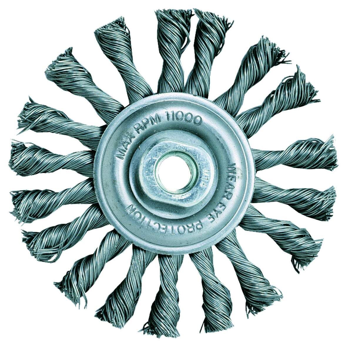 DeWALT Scheibenbuerste gezopft 115mm M14 Produktbild DeWALT Scheibenbuerste gezopft 115mm M14