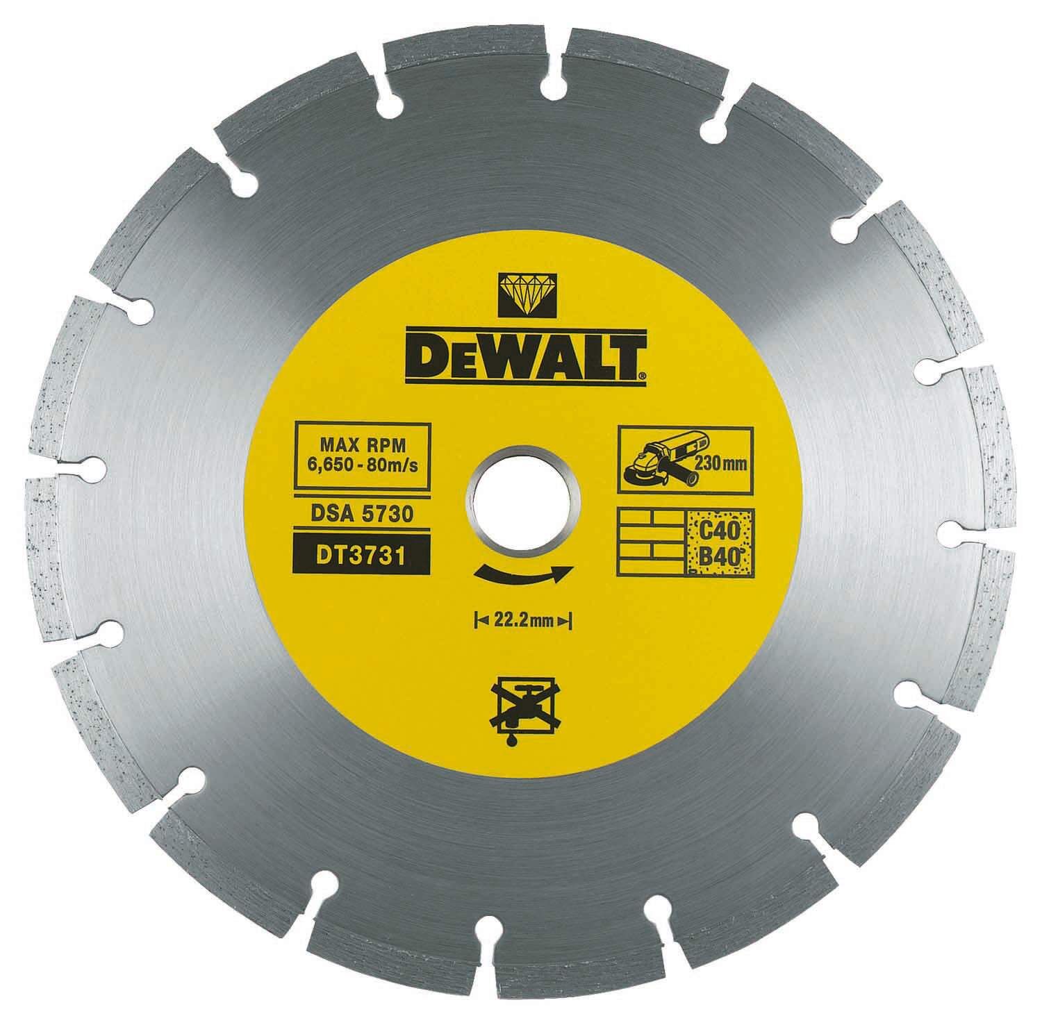DeWALT Diamanttrennscheibe Eco1 Universal 230mm Produktbild DeWALT Diamanttrennscheibe Eco1 Universal 230mm