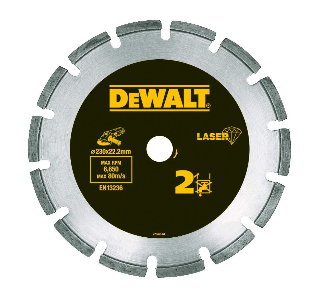 DeWALT Diamanttrennscheibe LaserHP2 230mm Produktbild DeWALT Diamanttrennscheibe LaserHP2 230mm