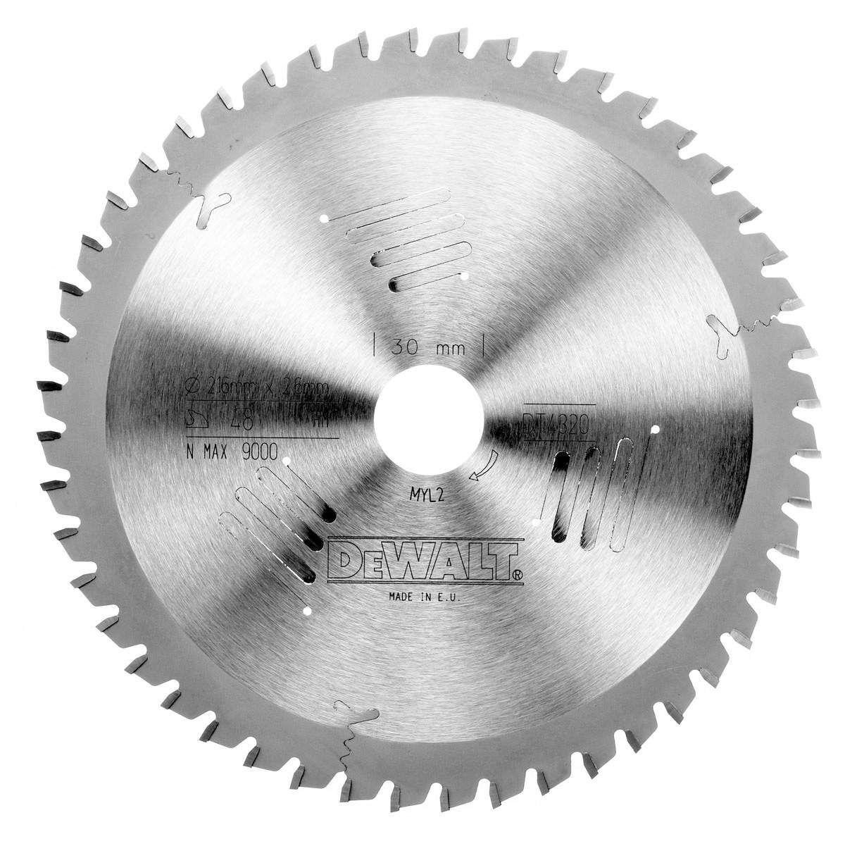 DeWALT Kreissägeblatt für stationäre Sägen 250/30mm 30WZ Produktbild DeWALT Kreissägeblatt für stationäre Sägen 250/30mm 30WZ