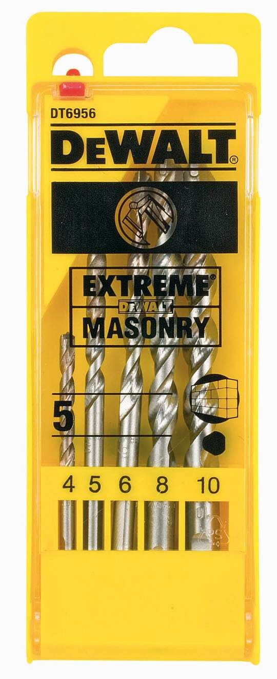 DeWALT Steinbohrer-Set 5-tlg. Produktbild DeWALT Steinbohrer-Set 5-tlg.