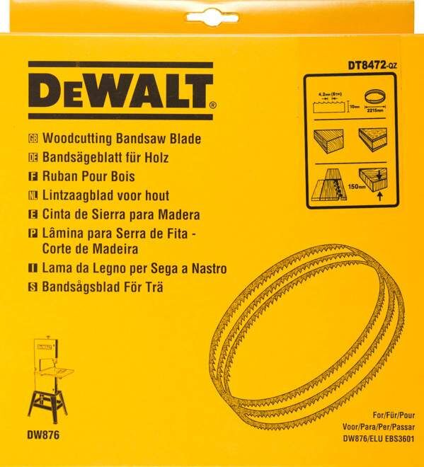 DeWALT Bandsägeblatt 2215x10x0,4mm 6mm Produktbild DeWALT Bandsägeblatt 2215x10x0,4mm 6mm